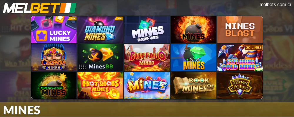 Jouer à Mines sur Melbet Côte d'Ivoire